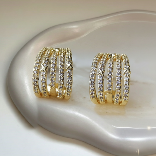 Arracadas Huggie- mini