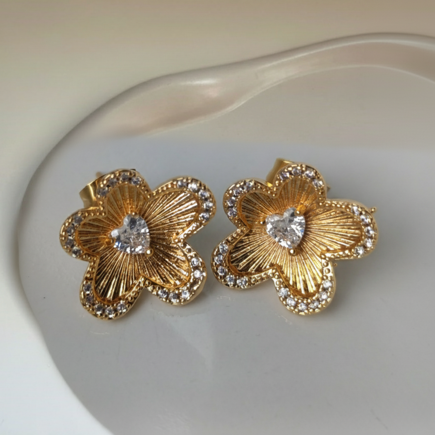 Aretes de flor