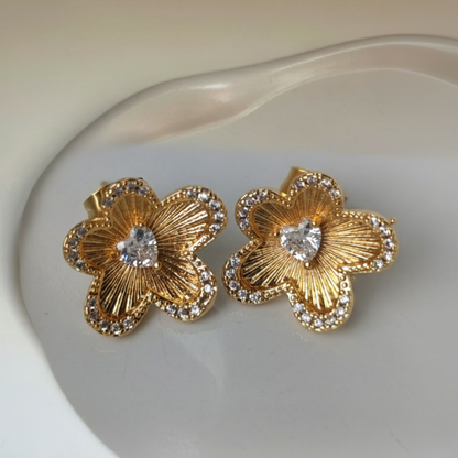 Aretes de flor