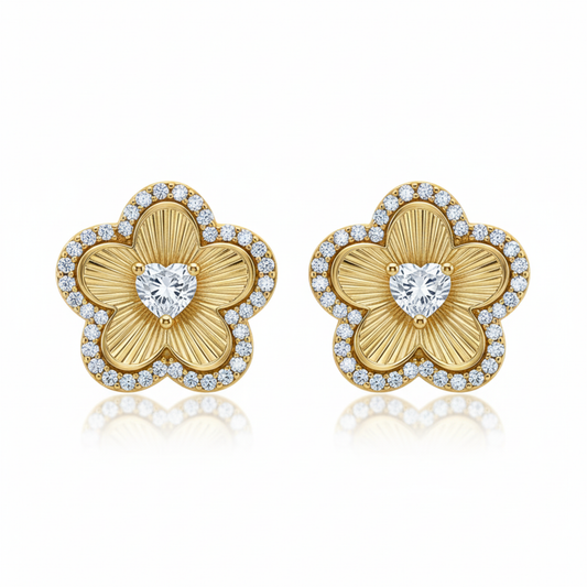 Aretes de flor