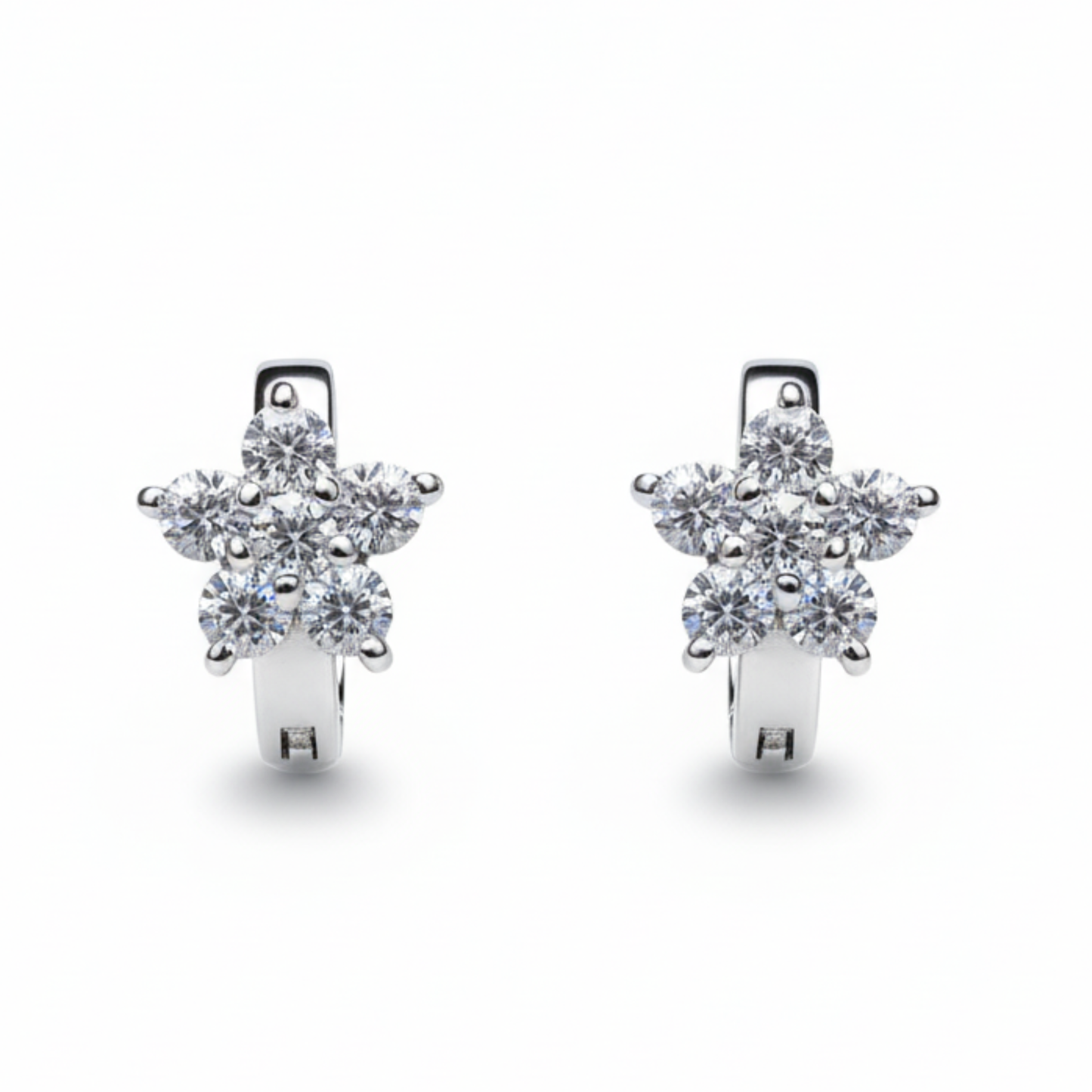 Arracadas Huggie Mini Flor