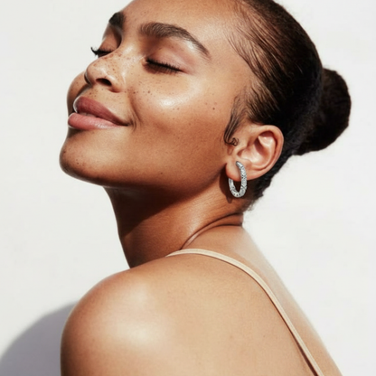 Arracadas Plateadas- Medianas