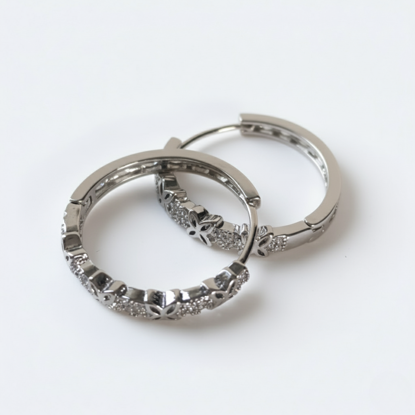 Arracadas Plateadas- Medianas