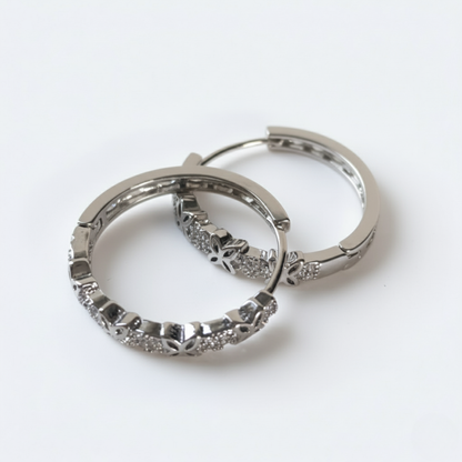 Arracadas Plateadas- Medianas