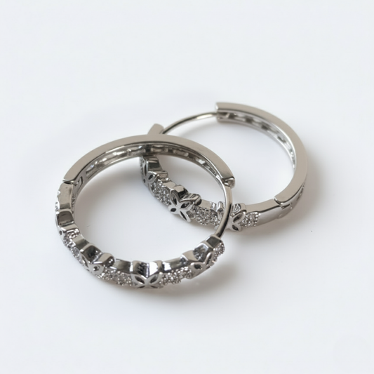 Arracadas Plateadas- Medianas