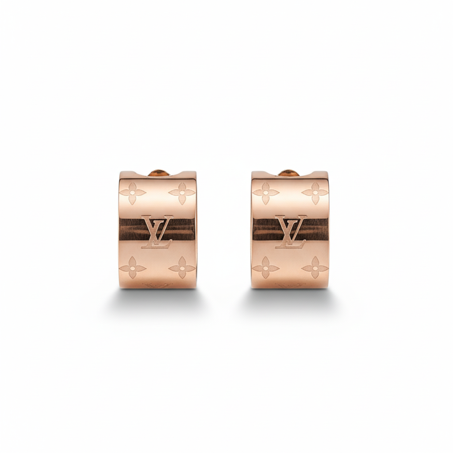 Aretes Louis Vuitton Style -Oro rosa